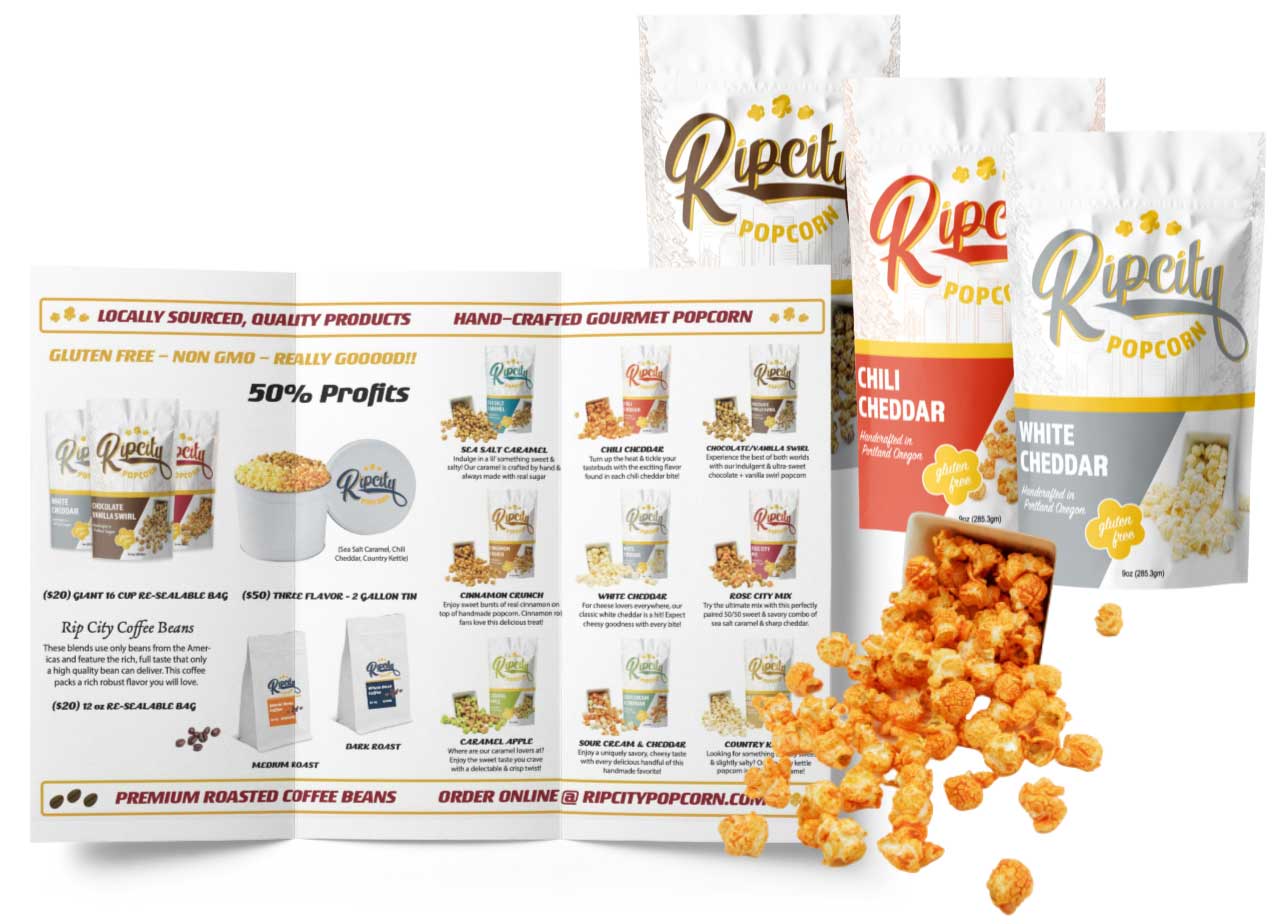 fundraising for schools with Rip City Popcorn
